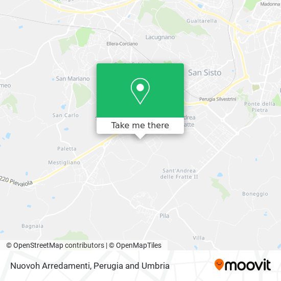 Nuovoh Arredamenti map