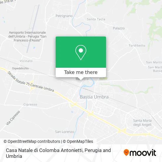 Casa Natale di Colomba Antonietti map