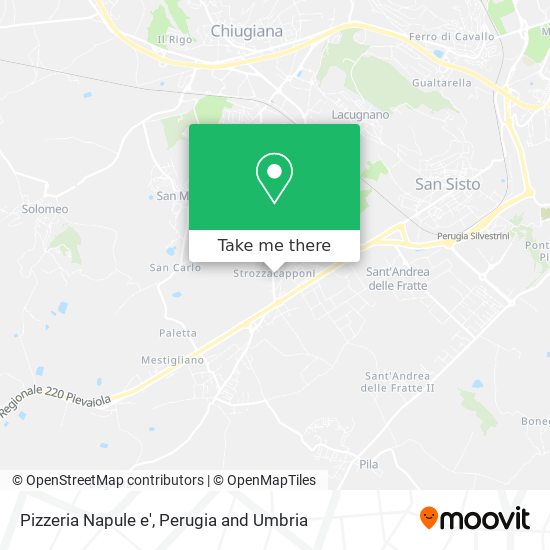 Pizzeria Napule e' map