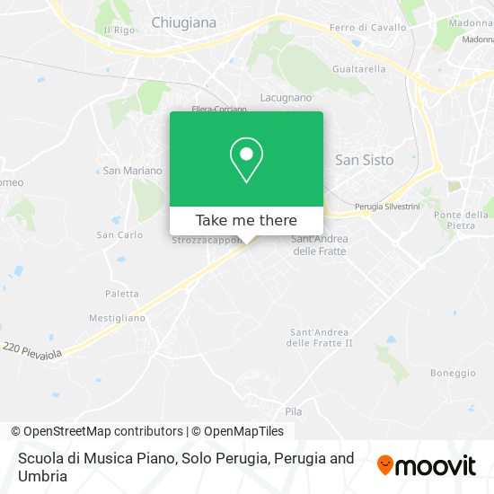 Scuola di Musica Piano, Solo Perugia map
