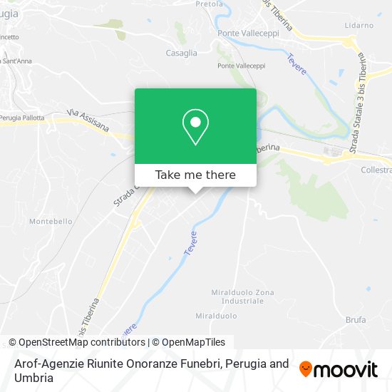 Arof-Agenzie Riunite Onoranze Funebri map