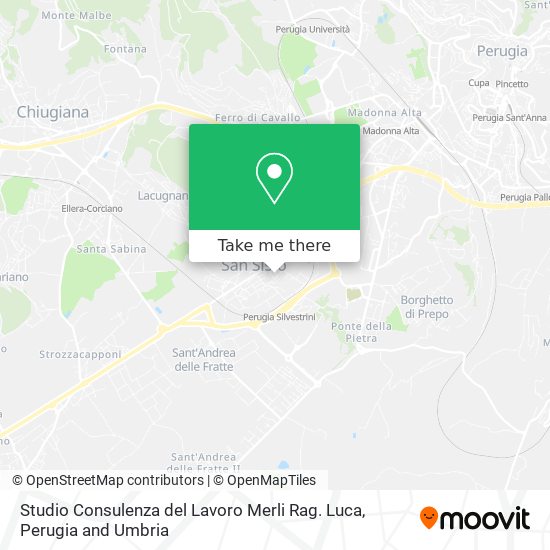 Studio Consulenza del Lavoro Merli Rag. Luca map