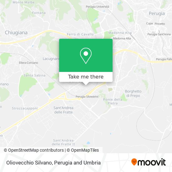 Oliovecchio Silvano map