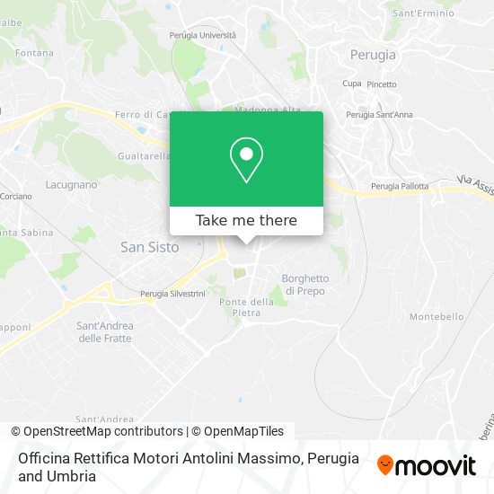 Officina Rettifica Motori Antolini Massimo map