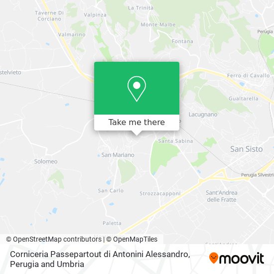 Corniceria Passepartout di Antonini Alessandro map