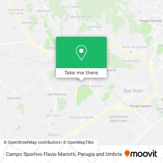 Campo Sportivo Flavio Mariotti map