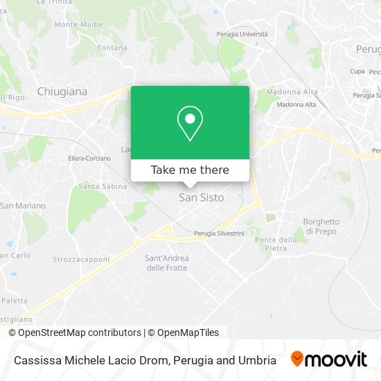 Cassissa Michele Lacio Drom map