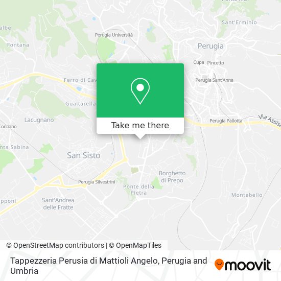 Tappezzeria Perusia di Mattioli Angelo map