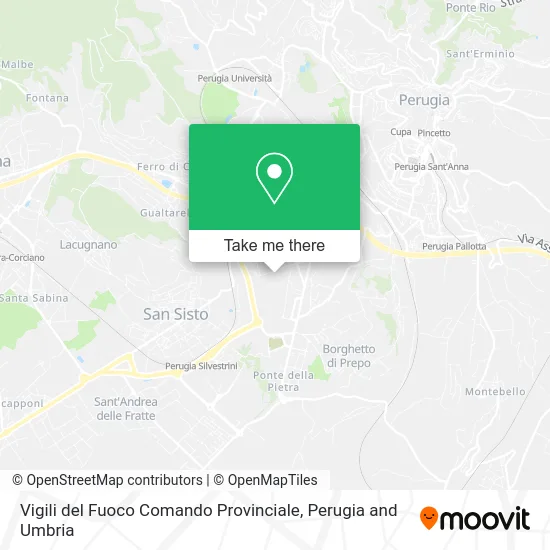 Provincial Fire Department Command map