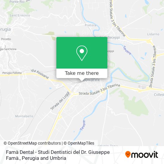 Famà Dental - Studi Dentistici del Dr. Giuseppe Famà. map
