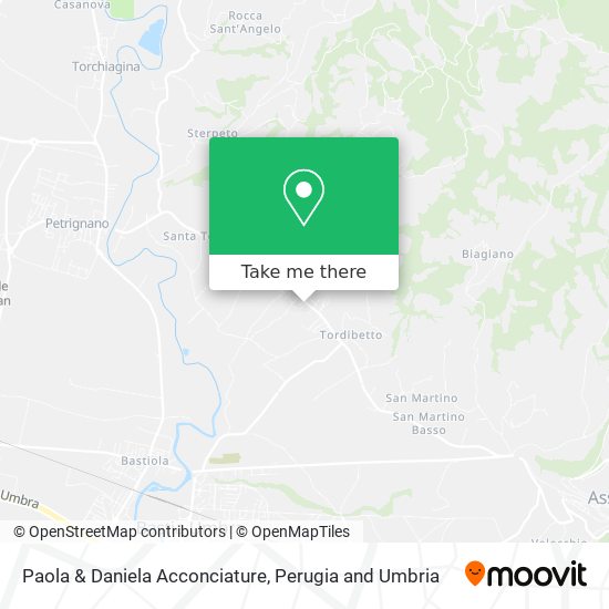 Paola & Daniela Acconciature map