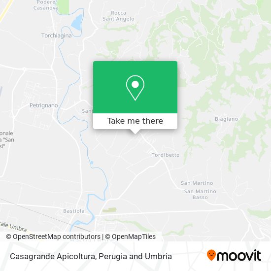 Casagrande Apicoltura map