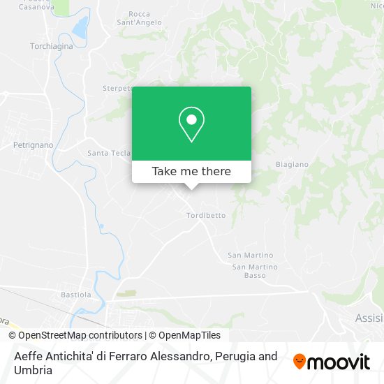 Aeffe Antichita' di Ferraro Alessandro map