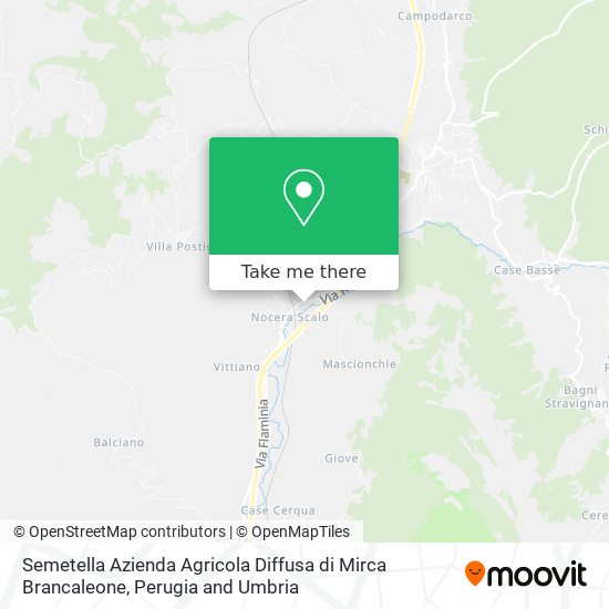 Semetella Azienda Agricola Diffusa di Mirca Brancaleone map