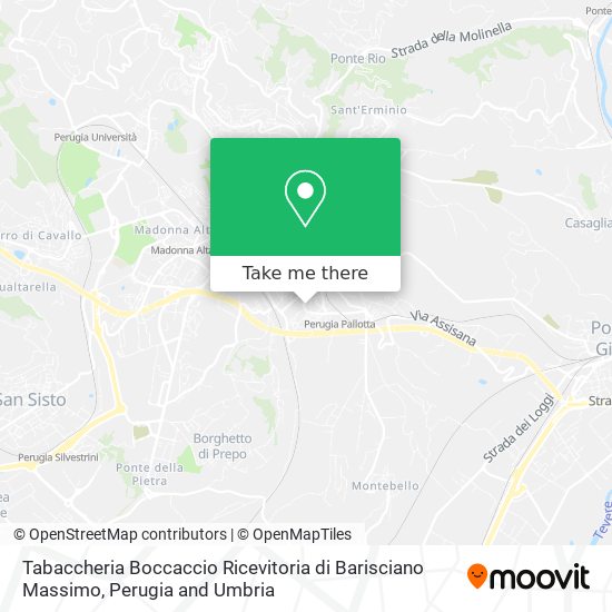 Tabaccheria Boccaccio Ricevitoria di Barisciano Massimo map