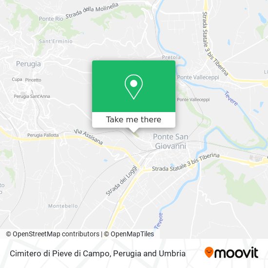 Cimitero di Pieve di Campo map