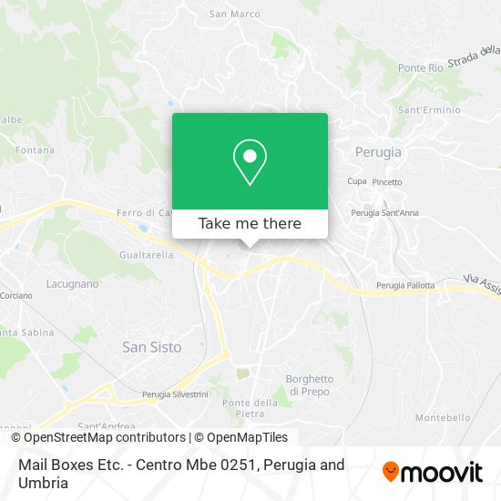 Mail Boxes Etc. - Centro Mbe 0251 map