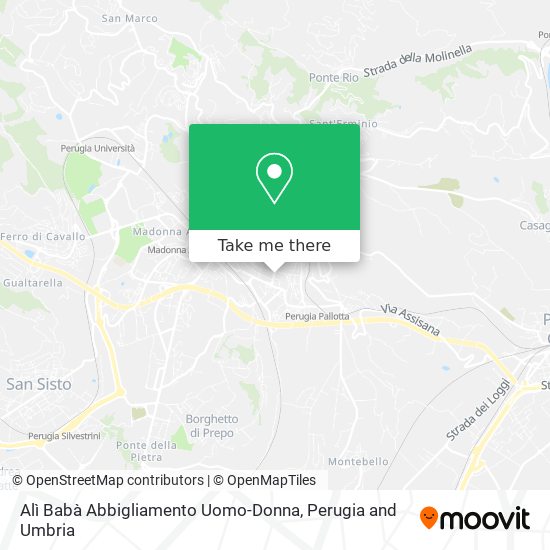 Alì Babà Abbigliamento Uomo-Donna map