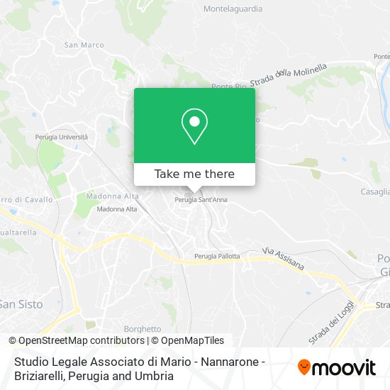 Studio Legale Associato di Mario - Nannarone - Briziarelli map