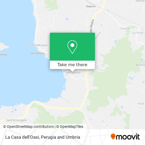 La Casa dell'Oasi map