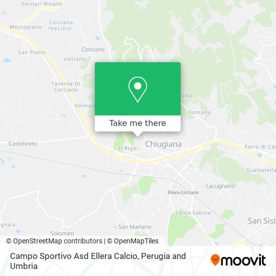 Campo Sportivo Asd Ellera Calcio map