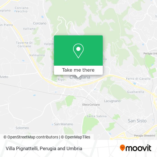 Villa Pignattelli map