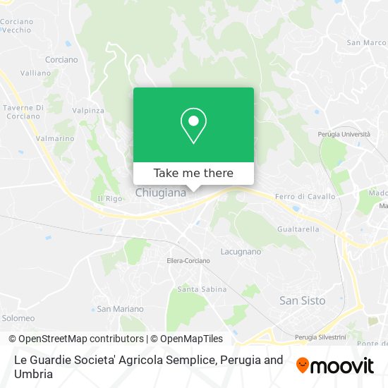 Le Guardie Societa' Agricola Semplice map