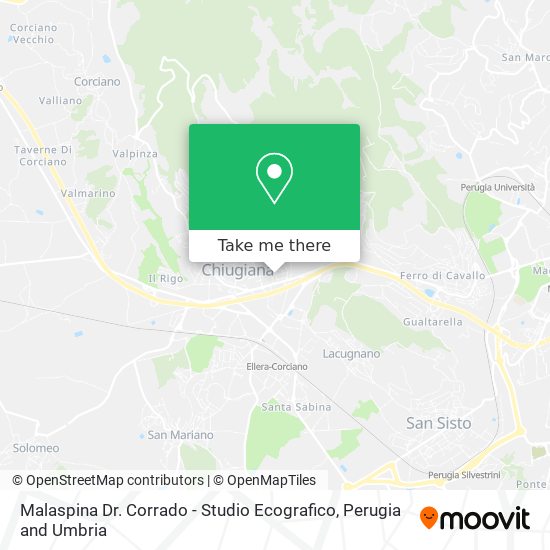 Malaspina Dr. Corrado - Studio Ecografico map
