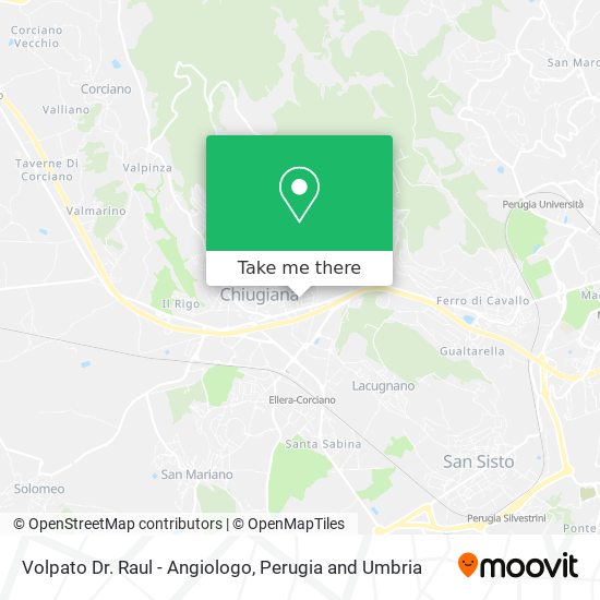 Volpato Dr. Raul - Angiologo map