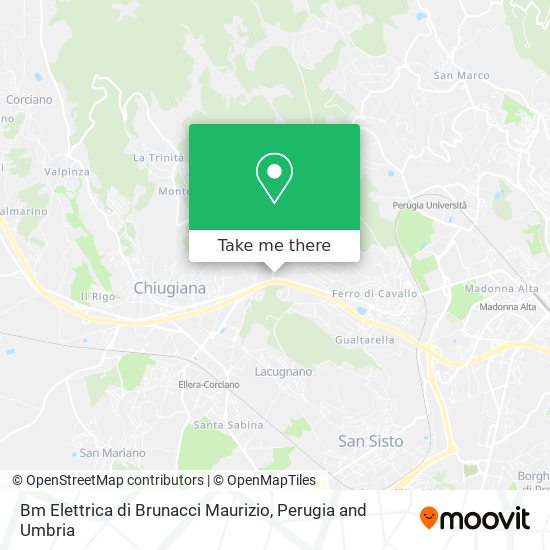 Bm Elettrica di Brunacci Maurizio map