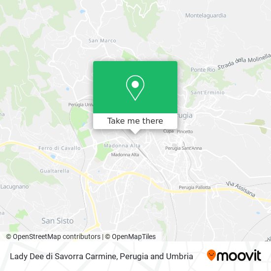 Lady Dee di Savorra Carmine map