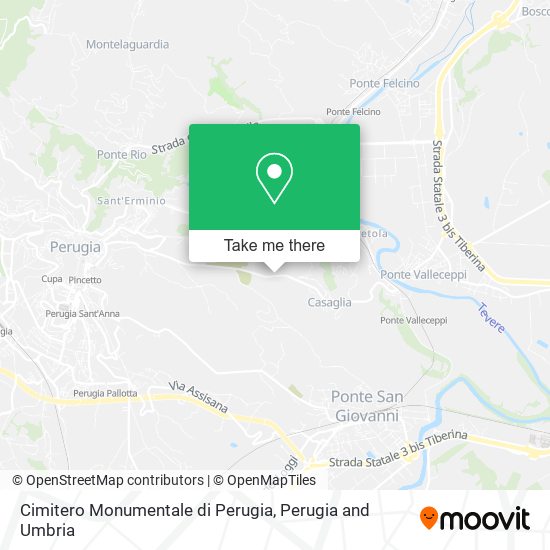 Cimitero Monumentale di Perugia map