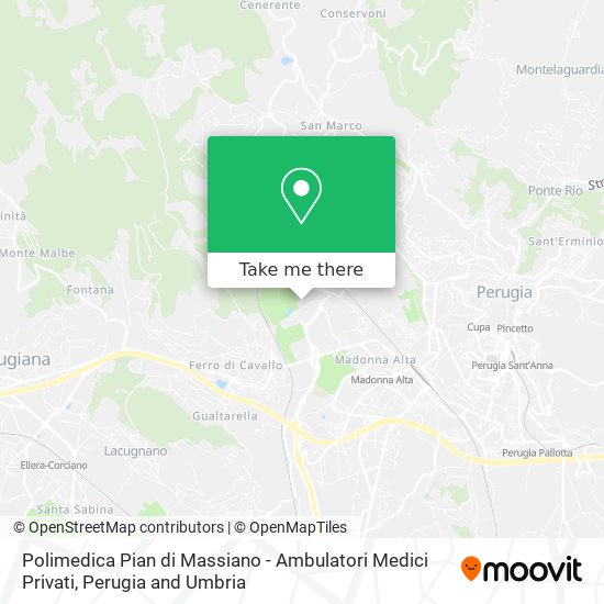 Polimedica Pian di Massiano - Ambulatori Medici Privati map