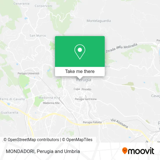 MONDADORI map