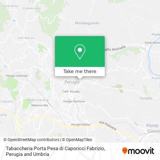 Tabaccheria Porta Pesa di Caporicci Fabrizio map