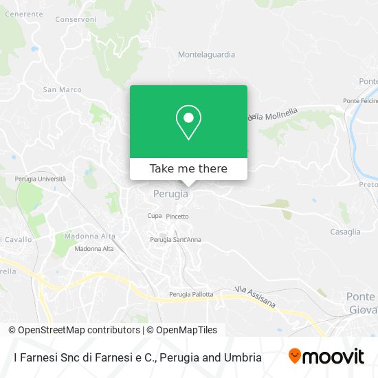 I Farnesi Snc di Farnesi e C. map