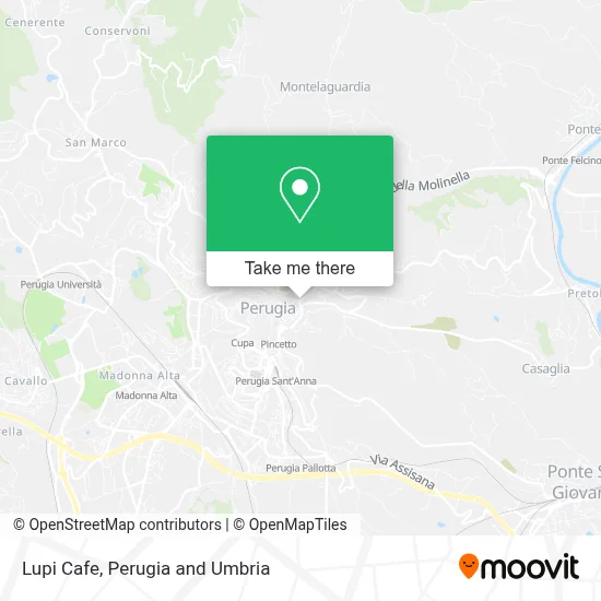 Lupi Cafe map