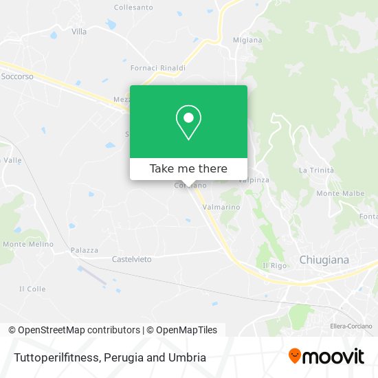 Tuttoperilfitness map