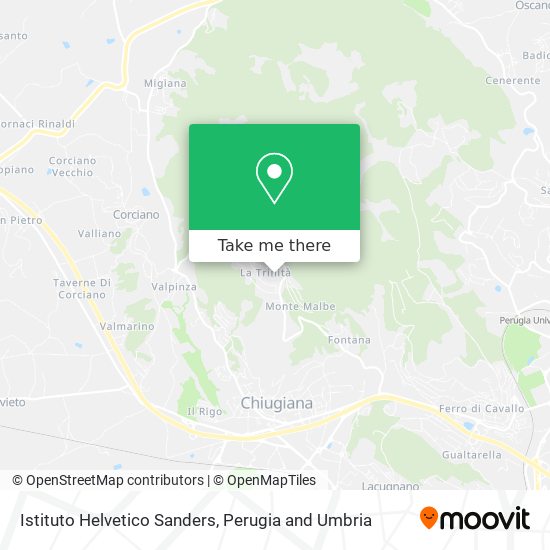 Istituto Helvetico Sanders map