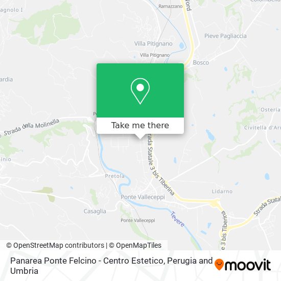 Panarea Ponte Felcino - Centro Estetico map