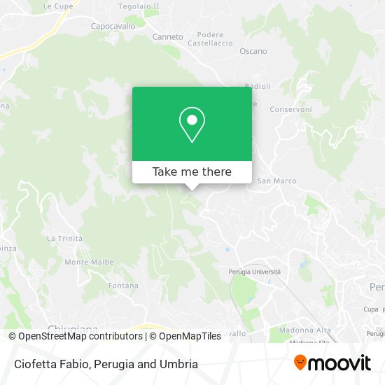 Ciofetta Fabio map