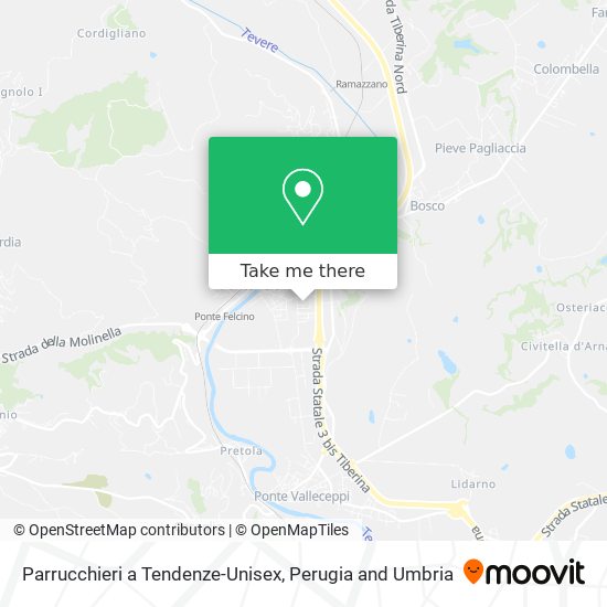 Parrucchieri a Tendenze-Unisex map