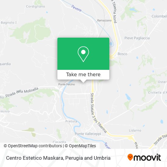 Centro Estetico Maskara map