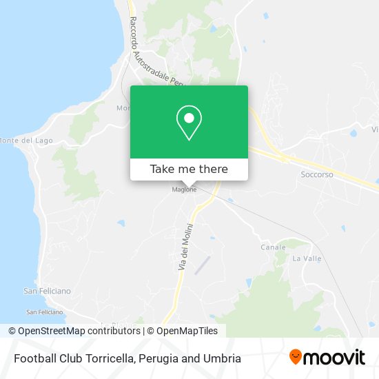 Football Club Torricella map