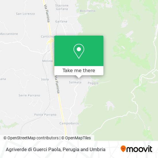 Agriverde di Guerci Paola map