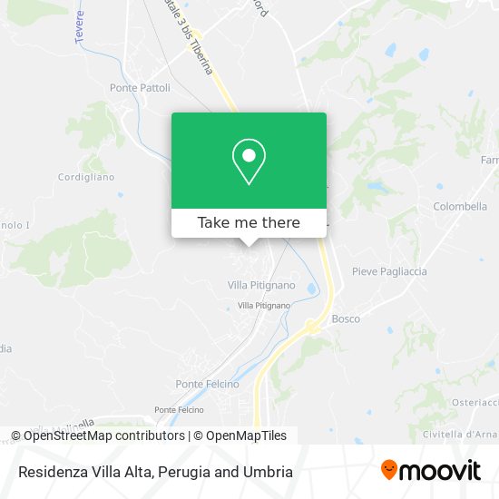 Residenza Villa Alta map