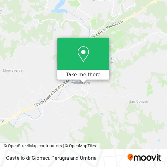 Castello di Giomici map