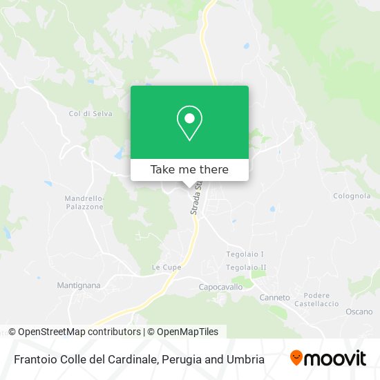 Frantoio Colle del Cardinale map