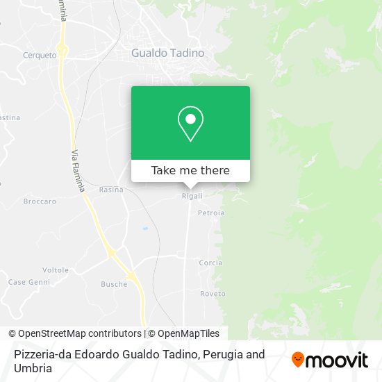 Pizzeria-da Edoardo Gualdo Tadino map