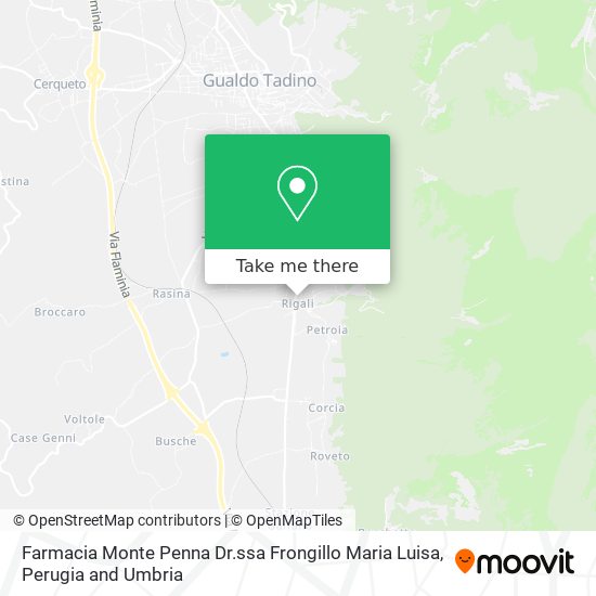 Farmacia Monte Penna Dr.ssa Frongillo Maria Luisa map